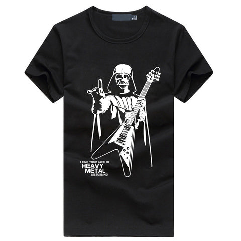 Mens Darth Vader Heavy Metal T-Shirt