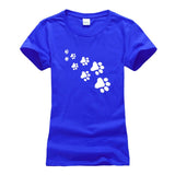 Womens Cute Cat Paws T-Shirt