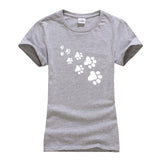Womens Cute Cat Paws T-Shirt