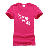 Womens Cute Cat Paws T-Shirt