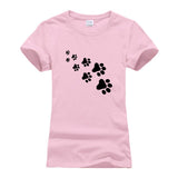 Womens Cute Cat Paws T-Shirt