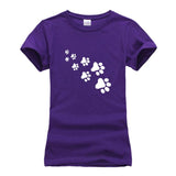 Womens Cute Cat Paws T-Shirt