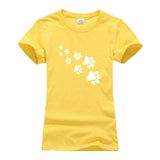 Womens Cute Cat Paws T-Shirt