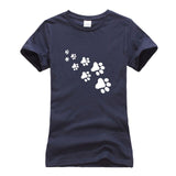 Womens Cute Cat Paws T-Shirt