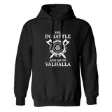 Mens Die in Battle and Go to Valhalla Hoodie