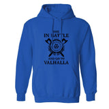Mens Die in Battle and Go to Valhalla Hoodie