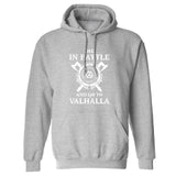 Mens Die in Battle and Go to Valhalla Hoodie