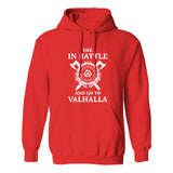 Mens Die in Battle and Go to Valhalla Hoodie