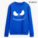 Womens Evil Smile of Jack Skellington Sweatshirt