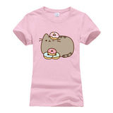 Womens Cute Cat T-Shirt