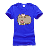 Womens Cute Cat T-Shirt