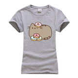 Womens Cute Cat T-Shirt