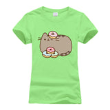 Womens Cute Cat T-Shirt