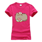 Womens Cute Cat T-Shirt