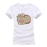 Womens Cute Cat T-Shirt