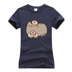 Womens Cute Cat T-Shirt