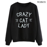 Womens Crazy Cat Lady Sweatshirt