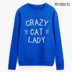 Womens Crazy Cat Lady Sweatshirt