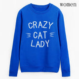 Womens Crazy Cat Lady Sweatshirt