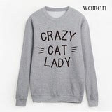 Womens Crazy Cat Lady Sweatshirt