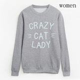 Womens Crazy Cat Lady Sweatshirt