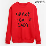 Womens Crazy Cat Lady Sweatshirt
