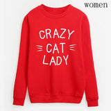 Womens Crazy Cat Lady Sweatshirt