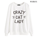 Womens Crazy Cat Lady Sweatshirt
