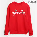 Womens Meow Sweatshirt
