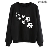 Womens Cute Cat Paws Sweatshirt