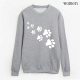 Womens Cute Cat Paws Sweatshirt