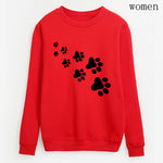 Womens Cute Cat Paws Sweatshirt